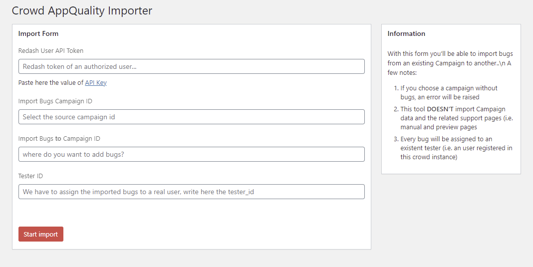 Crowd Importer