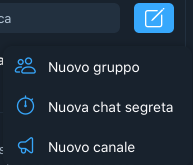 Menù da app desktop per MacOS