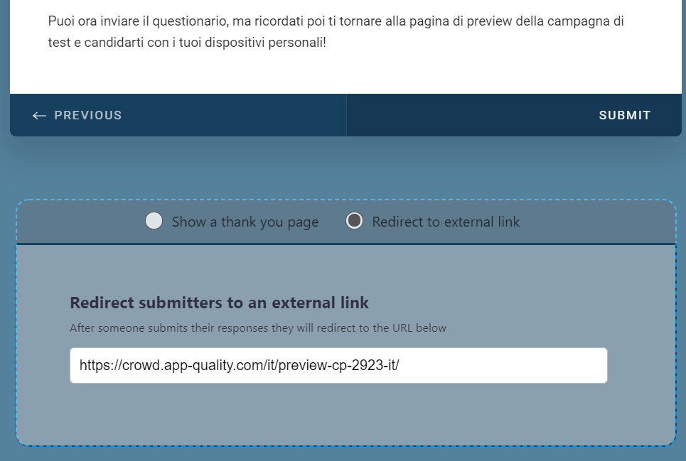 Utilizzo JotForm2